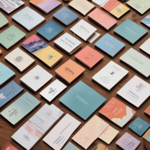 Visitenkarte 4c einseitig mit spitzer Ecke – CMYK Druck